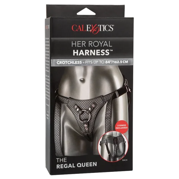 Her Royal Harness The Regal Queen in Pewter