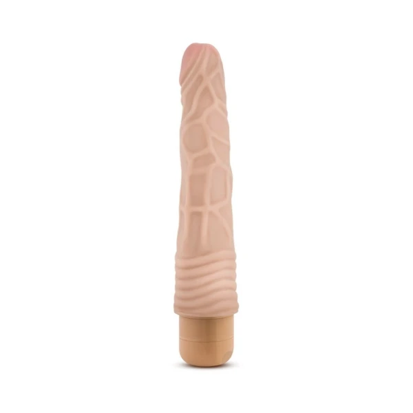 Dr Skin Cock Vibe #2 Beige Realistic Vibrating Dildo