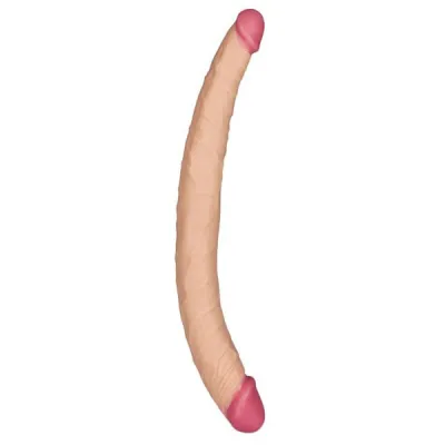 Lovetoy 14 Inch Realistic Tapered Slim Ultra Double Dildo