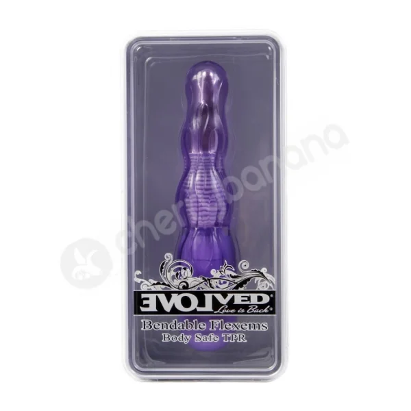 Bendable Flexems Flame Purple Vibrator