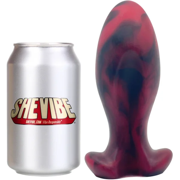 Topped Toys CHUTE 75 DP Silicone Butt Plug - Forge Red