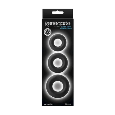 Renegade Super Soft Power Rings Black