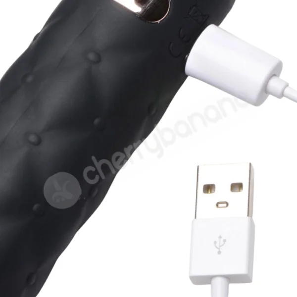 Master Series Vibra-Lasher 9X Vibrating Silicone Dildo & Flogger