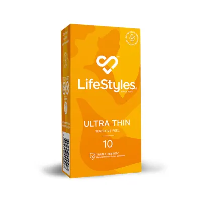 Lifestyles Ultra Thin Condoms 10 Pack