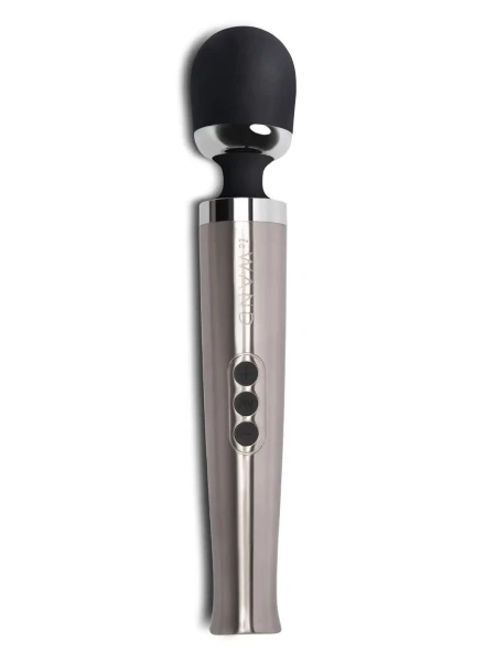 Le Wand Die Cast Rechargeable Vibrating Body Massager - Silver