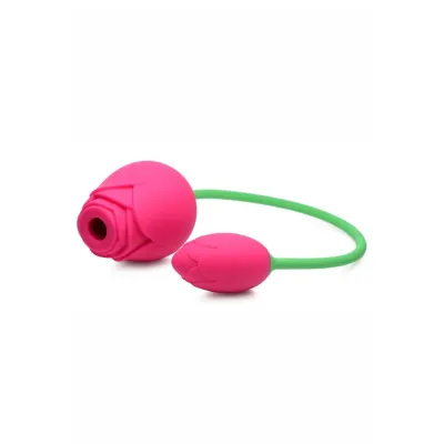 Bloomgasm Rose Duet Vibrating and Sucking Clit Stimulator