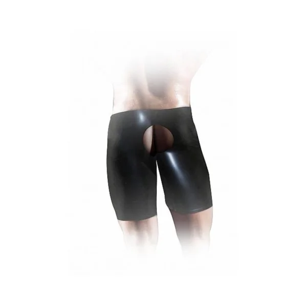 Fist-it Latex Unisex Fisting Short - Black - L/xl — image 4 of 5