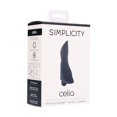 Celia Vibrating Massager Black