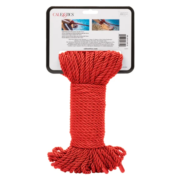 Scandal BDSM Rope 98.5ft- 30m - Red
