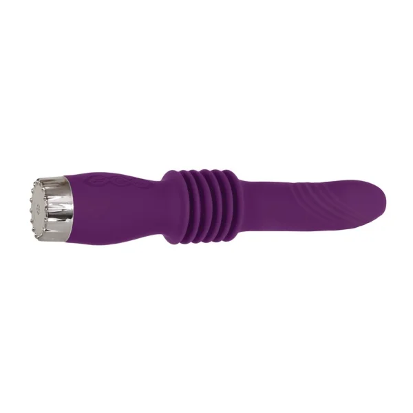 A&e Deep Love Thrusting Wand Silicone Rechargeable Purple