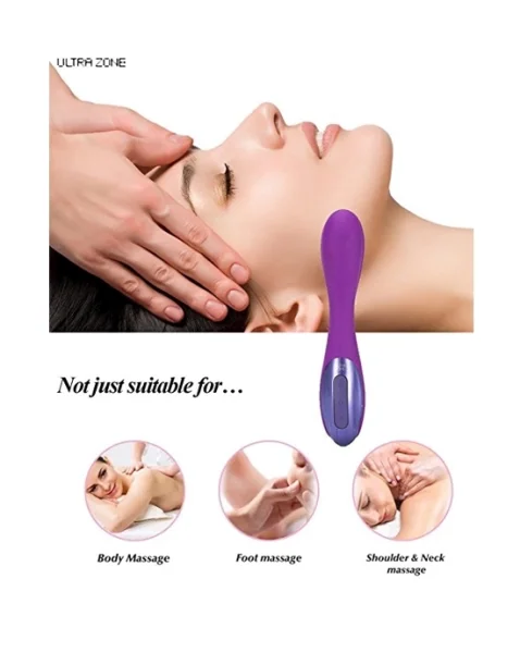 Ultrazone Infinite 6x Silicone Vibe - Purple - 7 Inch