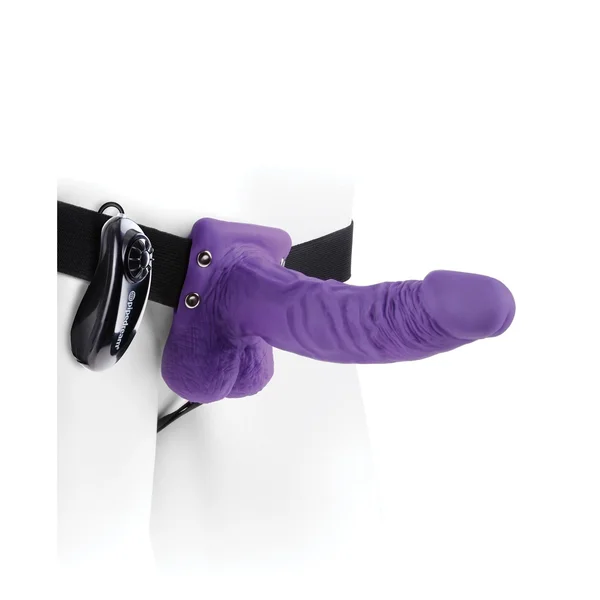 Fetish Fantasy Series 7-Inch Vibrating Hollow Strap-on With Balls — image 10 of 14