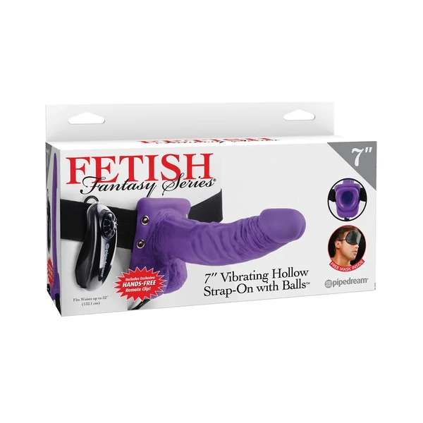 Fetish Fantasy Series 7-Inch Vibrating Hollow Strap-on With Balls — image 11 of 14