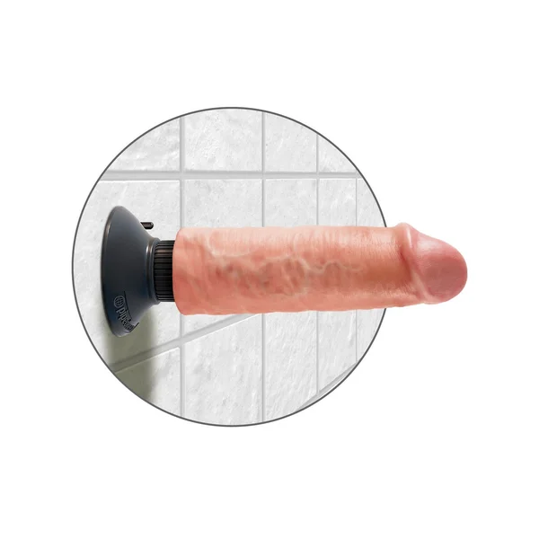 King Cock 6-Inch Vibrating Cock - Light — image 12 of 12