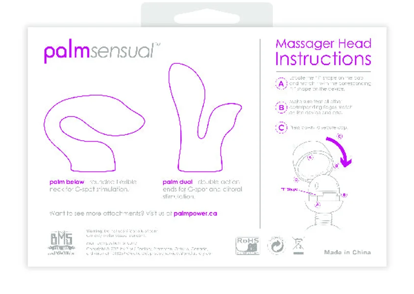 PalmSensual Massager Heads (For use with Palm Power) — image 8 of 9