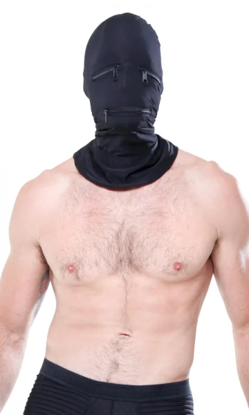 Fetish Tentation Zipper Face Hood