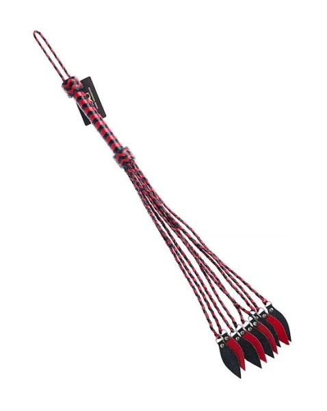 Bound X Leather Leaf Tip Cat O Nine Tails