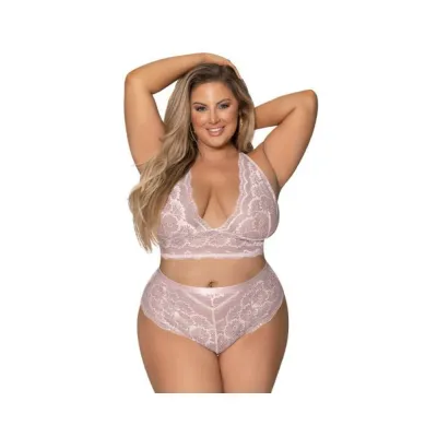 Magic Silk Seabreeze Cami Short Set Blush Queen Size