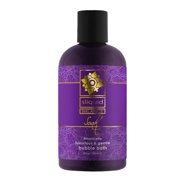 Sliquid Soak Luxurious Gentle Bubble Bath 8.5 oz