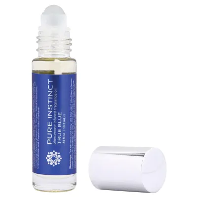 Pure Instinct Pheromone Fragrance Oil True Blue Roll on 10 2 ml 0 34 Fl Oz