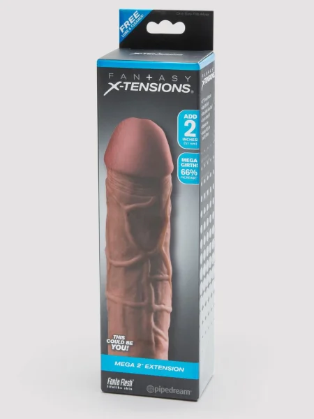 Fantasy X-Tensions Extra Girthy 2 Extra Inches Realistic Penis Extender