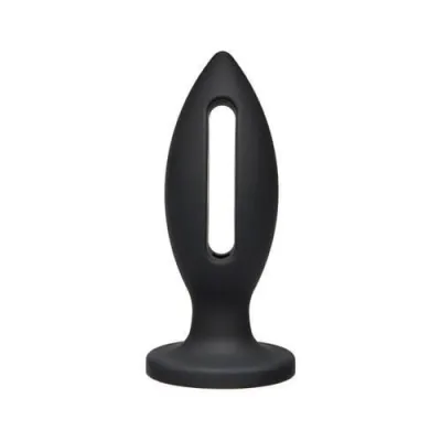 Wet Works Lube Luge Premium Silicone Plug 6 Black
