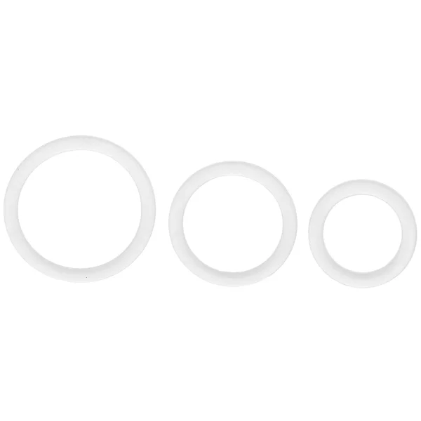 Enhancers Clear Cock Ring Set — image 5 of 6