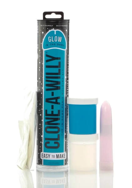 Empire Labs Vibrating Clone A Willy Glow In The Dark Blue