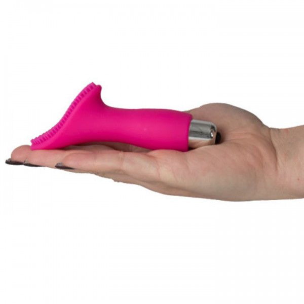 Bondara Pink Silicone 10 Function Textured Clitoral Stimulator — image 5 of 6