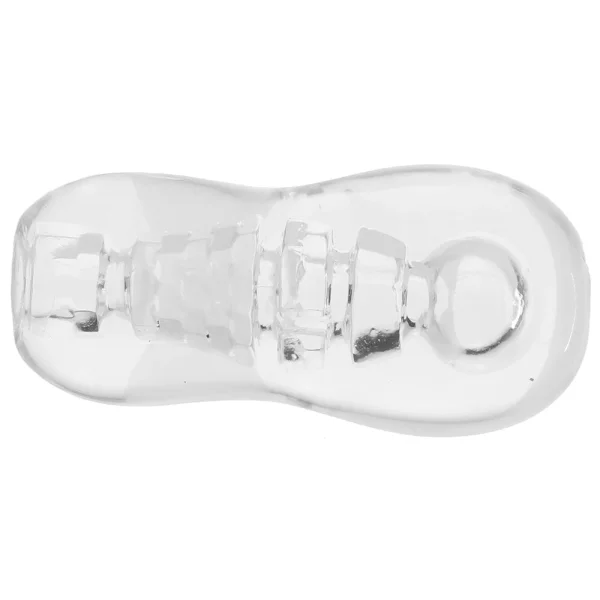 Gripz Spinner Squeezable Clear Stroker