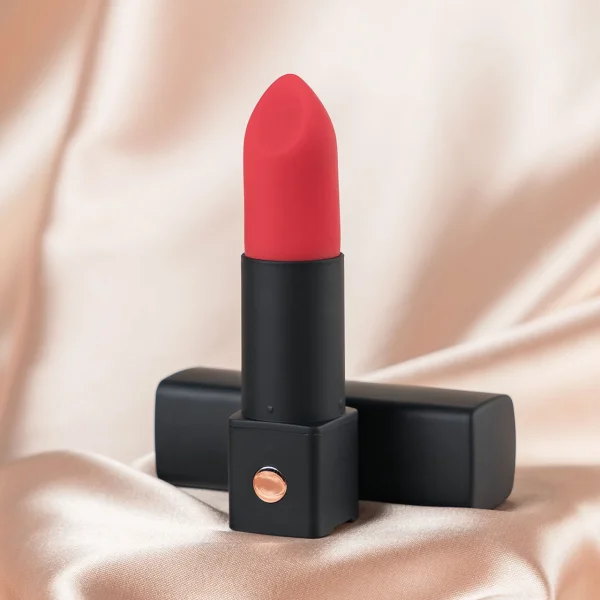 Lovense Exomoon Bluetooth App Compatible Rechargeable Silicone Lipstick Vibrator
