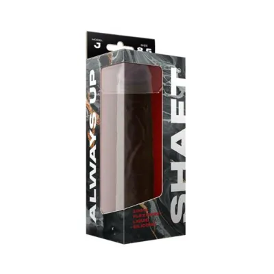 Shaft Model J Liquid Silicone Dong 8 5 In Mahogany