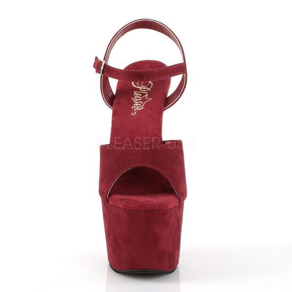 7 inches Heel, 2 3/4 inches PF Ankle Strap Sandal w/ Wrapped PF Bottom — image 6 of 20