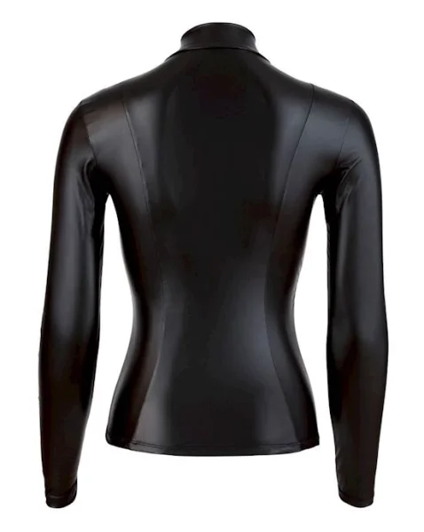 Long Sleeve Top With Zip - Large