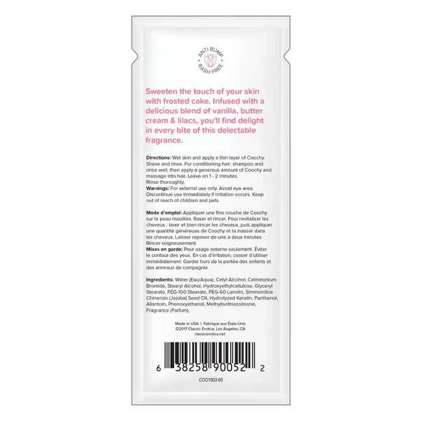 Coochy Shave Cream - Frosted Cake - 15 ml Foils 24 Count Display — image 9 of 9