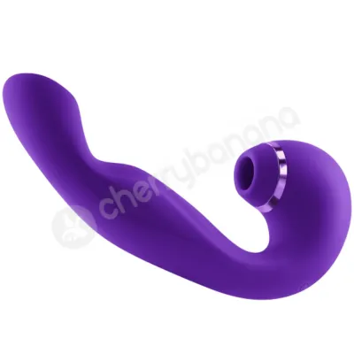 Inya Purple Symphony Vibrator With External Clit Air Pulse Stimulator