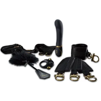 Frederick s of Hollywood Rechargeable G Vibe and Bed Spreader Fetish Set