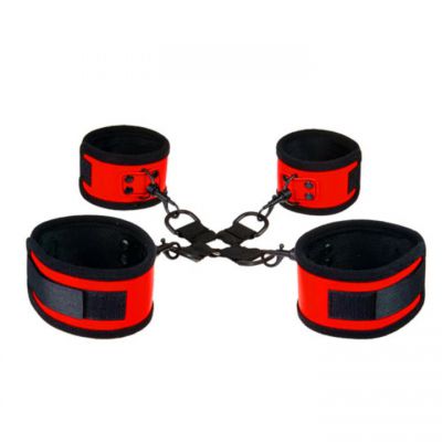 Bondara Ravishing Red PVC Hogtie Restraint