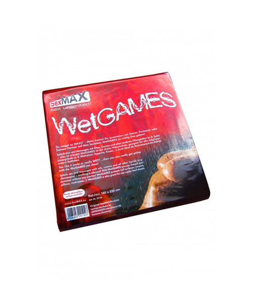 SexMAX WetGAMES Vinyl Sheet 180 x 220 cm - Red