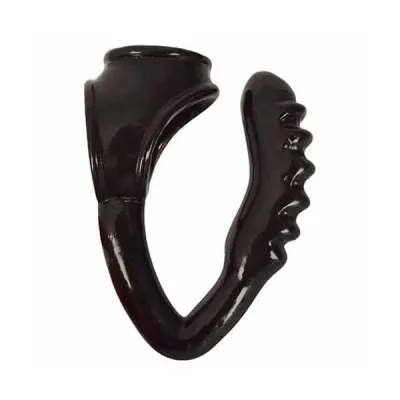 Curve Toys Royal Hiney The Duke Curved Anal Plug and Cock Ring