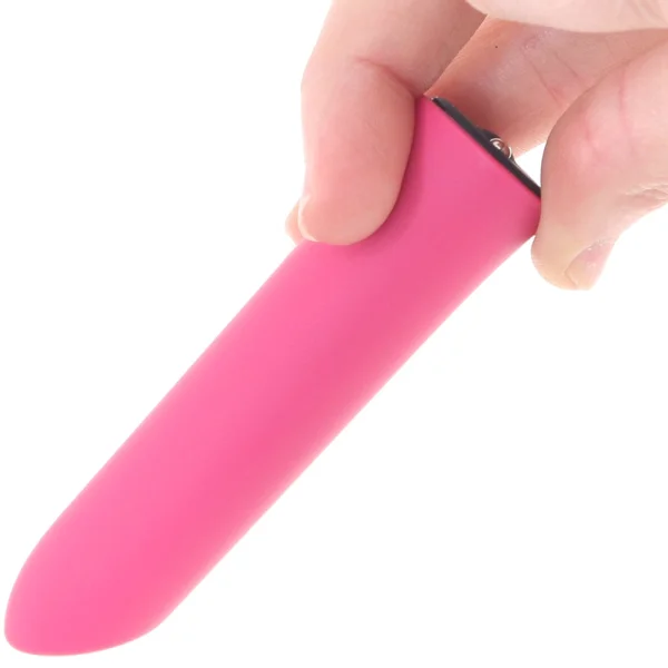 Iconic 20 Function Rechargeable Silicone Waterproof Bullet Vibrator By Nu Sensuelle - Deep Pink
