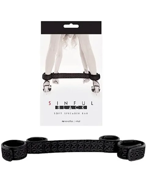 Sinful - Soft Spreader Bar (Black)