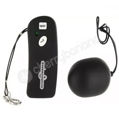 Ultraseven Black Remote Control Vibrating Egg