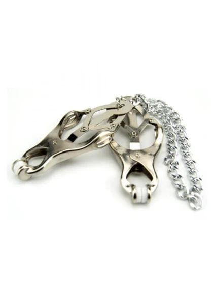 Sex & Mischief Chained Nipple Clamps by Sportsheets