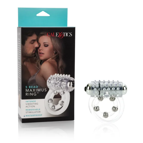 Maximus Enhancement Ring 5 Stroker Beads - Clear — image 14 of 16