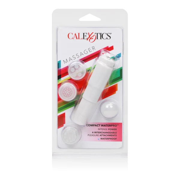 Compact Waterproof Personal Travel Massager With 4 Tips - White — image 17 of 20