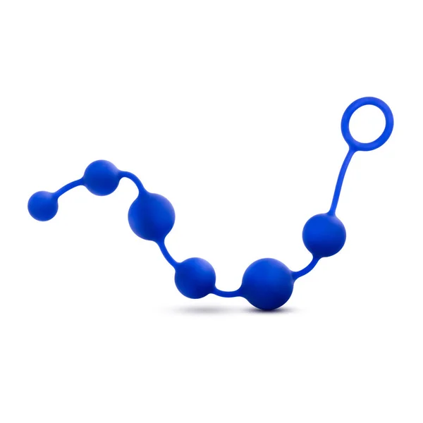 Performance - 16 Inch Silicone Anal Beads -  Indigo — image 6 of 9