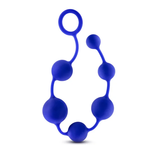 Performance - 16 Inch Silicone Anal Beads -  Indigo — image 9 of 9