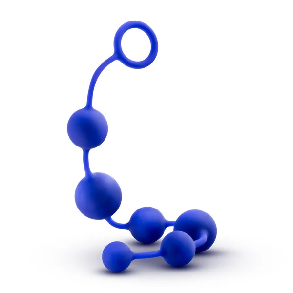 Performance - 16 Inch Silicone Anal Beads -  Indigo — image 7 of 9