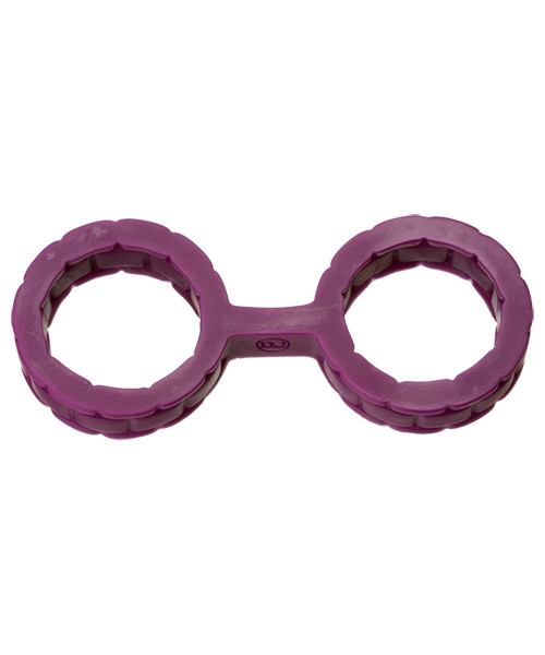 Japanese Bondage Silicone Handcuffs - Purple